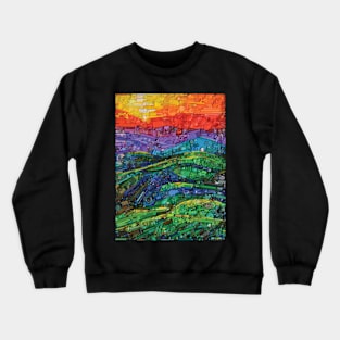 Abstract Hills Crewneck Sweatshirt